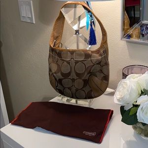 💖Authentic Brown Coach Hobo handbag